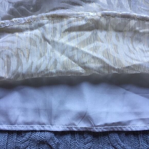 A New Day Cream Velvet Sleeveless Floral Top Blouse - Picture 4 of 7